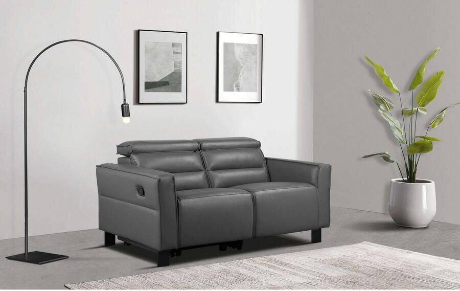 Places of Style 2-zitsbank Carpari 162 cm met handmatige of elektrische relaxfunctie - Foto 5