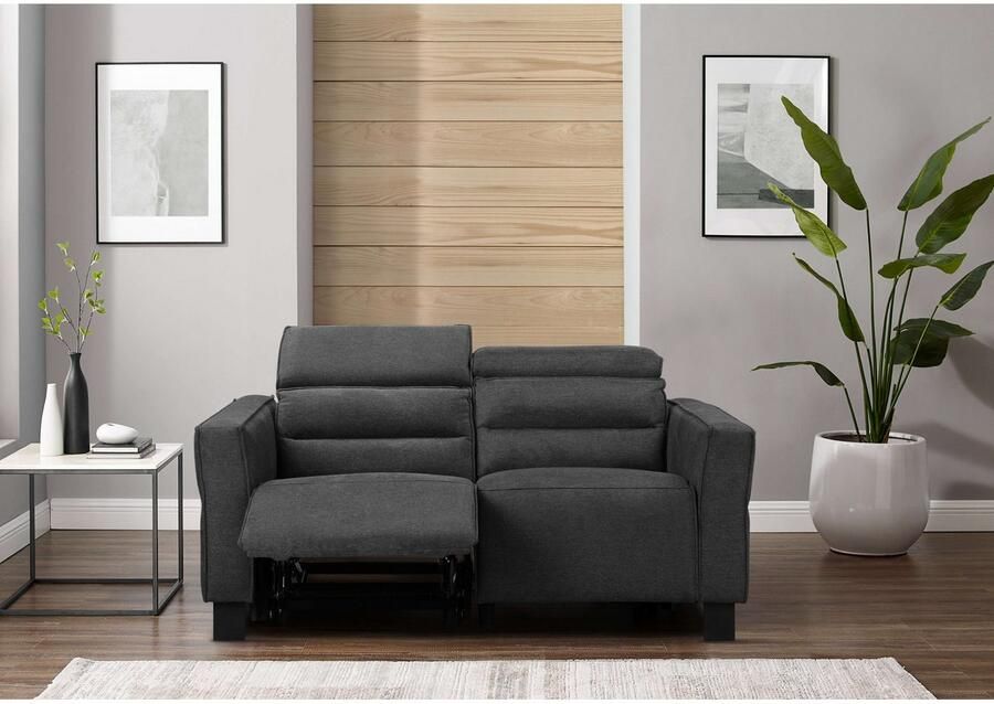 Places of Style 2-zitsbank Carpari 162 cm met handmatige of elektrische relaxfunctie - Foto 2