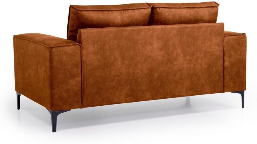 Places of Style 2-zitsbank Compact bank Oland structuur platweefsel luxe microvezel bouclé - Foto 5