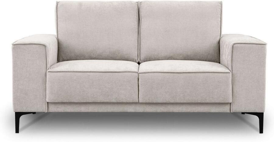 Places of Style 2-zitsbank Compact bank Oland structuur platweefsel luxe microvezel bouclé - Foto 7