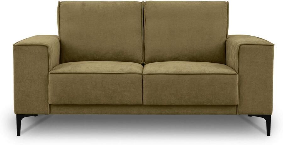 Places of Style 2-zitsbank Compact bank Oland structuur platweefsel luxe microvezel bouclé - Foto 7