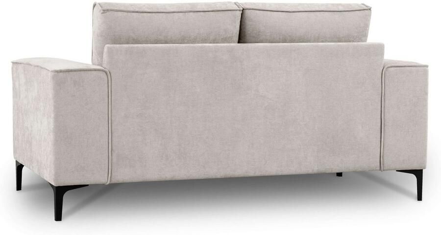 Places of Style 2-zitsbank Compact bank Oland structuur platweefsel luxe microvezel bouclé - Foto 6