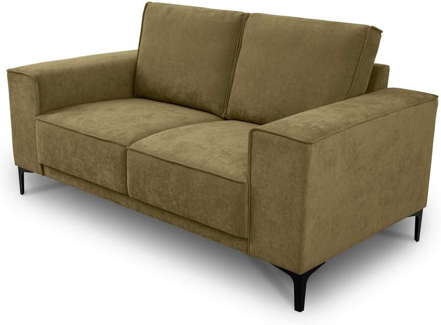 Places of Style 2-zitsbank Compact bank Oland structuur platweefsel luxe microvezel bouclé - Foto 2