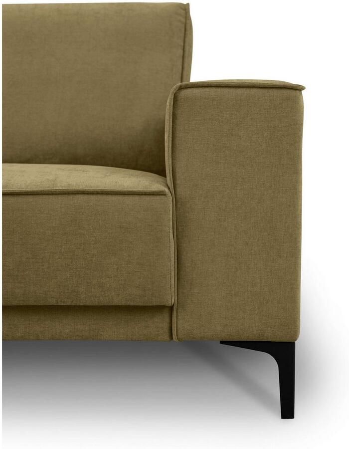 Places of Style 3-zitsbank 3-zits bank Oland structuur platweefsel luxe microvezel bouclé