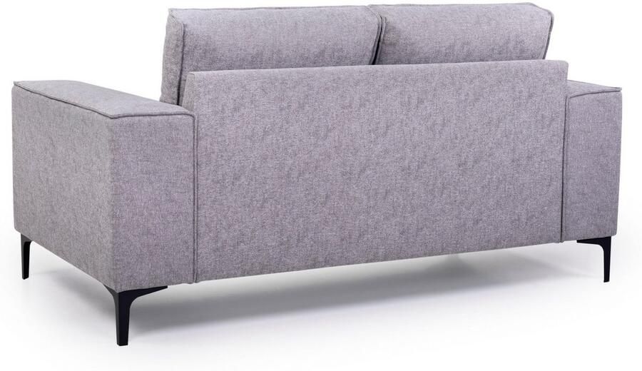 Places of Style 2-zitsbank Compact bank Oland structuur platweefsel luxe microvezel bouclé - Foto 6