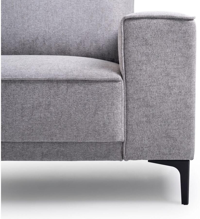 Places of Style 2-zitsbank Compact bank Oland structuur platweefsel luxe microvezel bouclé