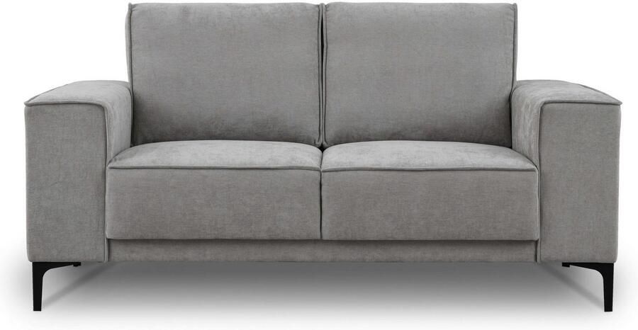 Places of Style 2-zitsbank Compact bank Oland structuur platweefsel luxe microvezel bouclé - Foto 7