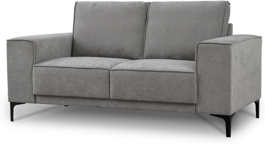 Places of Style 2-zitsbank Compact bank Oland structuur platweefsel luxe microvezel bouclé - Foto 5