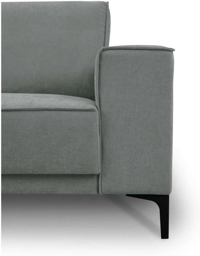 Places of Style 3-zitsbank 3-zits bank Oland structuur platweefsel luxe microvezel bouclé