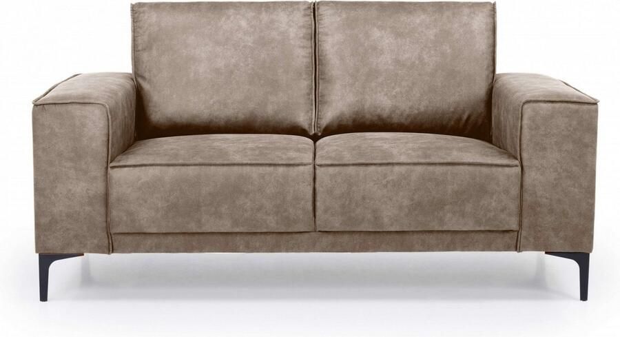 Places of Style 2-zitsbank Compact bank Oland structuur platweefsel luxe microvezel bouclé - Foto 6