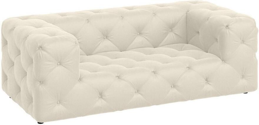 Places of Style 2-zitsbank FOLLINA 2-zits bank met klassieke chesterfield knoopverwerking - Foto 3