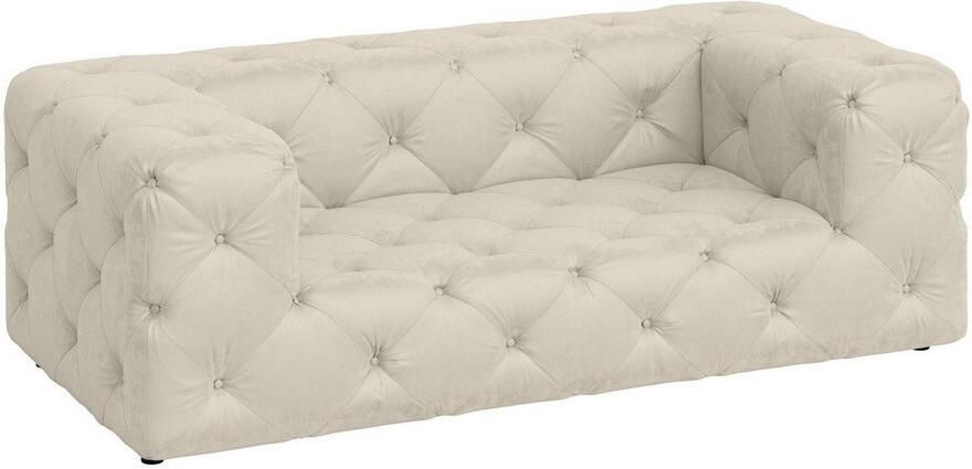 Places of Style 2-zitsbank FOLLINA 2-zits bank met klassieke chesterfield knoopverwerking - Foto 3