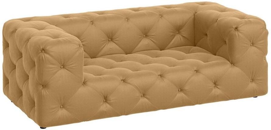 Places of Style 2-zitsbank FOLLINA 2-zits bank met klassieke chesterfield knoopverwerking - Foto 3