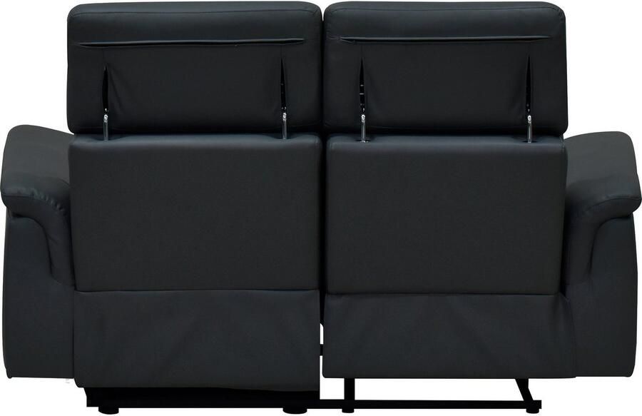 Home affaire 2-zitsbank Pareli 172 cm handmatige en elektrische relaxfunctie USB hoofdsteunverstelling LED in echt leer kunstleer web - Foto 6