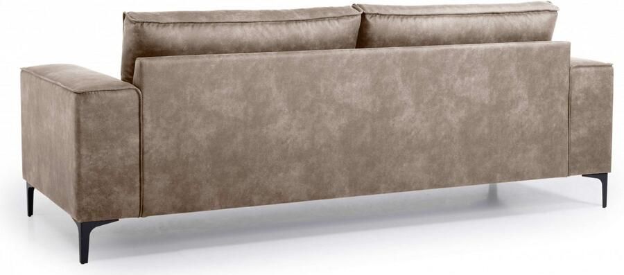 Places of Style 3-zitsbank 3-zits bank Oland structuur platweefsel luxe microvezel bouclé - Foto 5