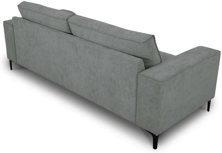 Places of Style 3-zitsbank 3-zits bank Oland structuur platweefsel luxe microvezel bouclé - Foto 3