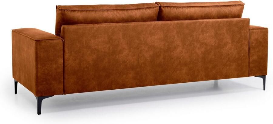 Places of Style 3-zitsbank 3-zits bank Oland structuur platweefsel luxe microvezel bouclé - Foto 3