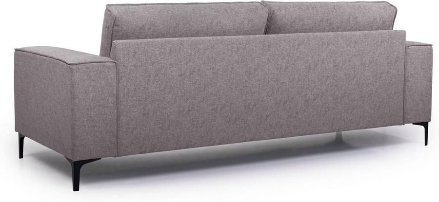 Places of Style 3-zitsbank 3-zits bank Oland structuur platweefsel luxe microvezel bouclé - Foto 4