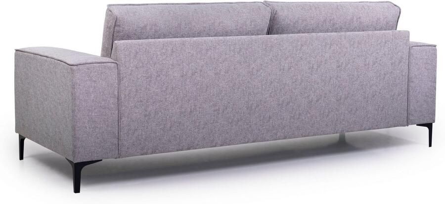 Places of Style 3-zitsbank 3-zits bank Oland structuur platweefsel luxe microvezel bouclé - Foto 5