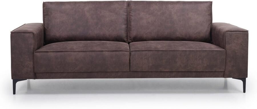 Places of Style 3-zitsbank 3-zits bank Oland structuur platweefsel luxe microvezel bouclé - Foto 6