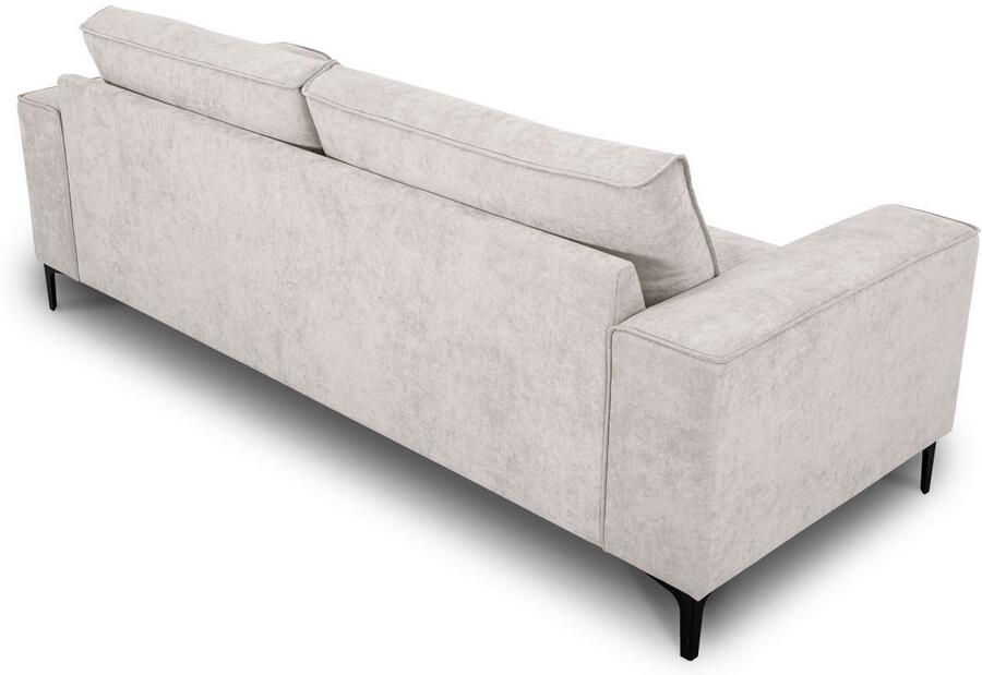 Places of Style 3-zitsbank 3-zits bank Oland structuur platweefsel luxe microvezel bouclé - Foto 2