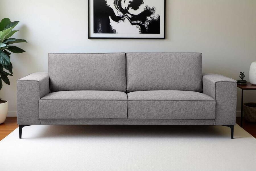 Places of Style 3-zitsbank 3-zits bank Oland structuur platweefsel luxe microvezel bouclé - Foto 3