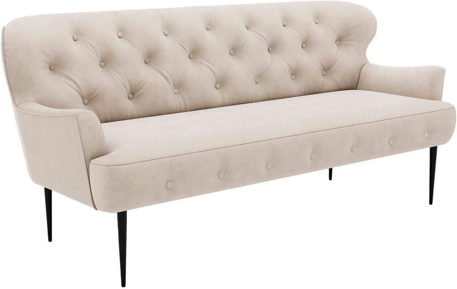 Places of Style 3-zitsbank Amber met capitonnage in verschillende stofsoorten - Foto 4