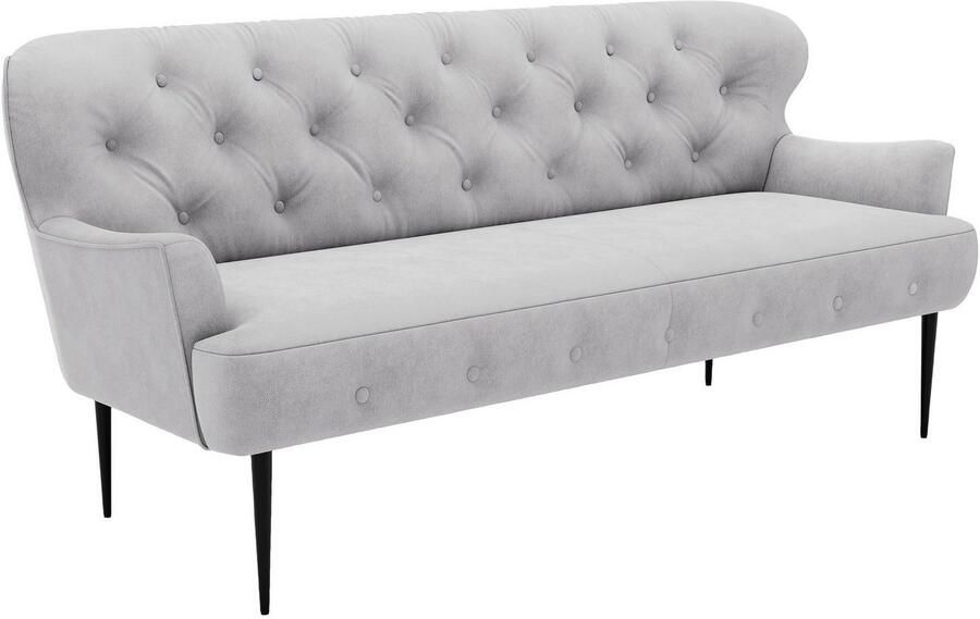 Places of Style 3-zitsbank Amber met capitonnage in verschillende stofsoorten - Foto 4