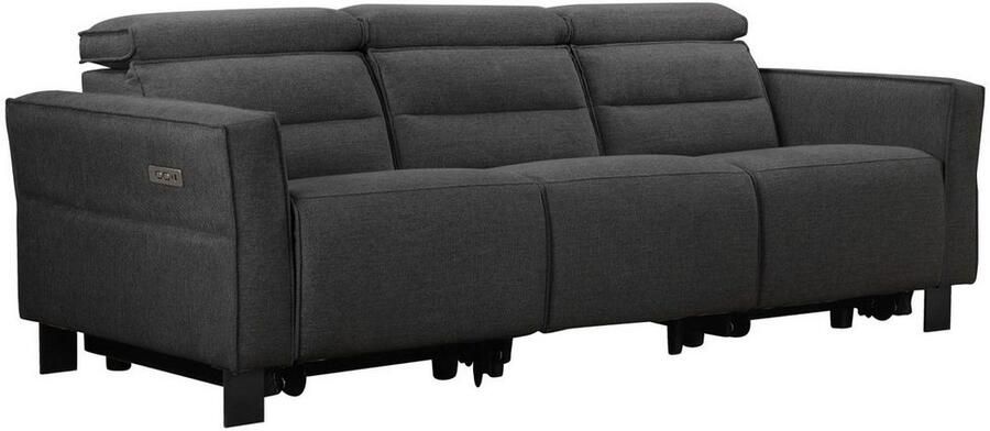 Places of Style 3-zitsbank Carpari 224 cm handmatige of elektrische relaxfunctie in 2 zitplaatsen - Foto 11