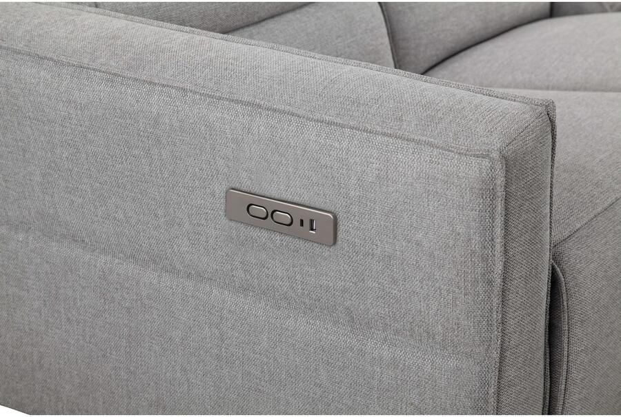 Places of Style 3-zitsbank Carpari 224 cm handmatige of elektrische relaxfunctie in 2 zitplaatsen - Foto 2