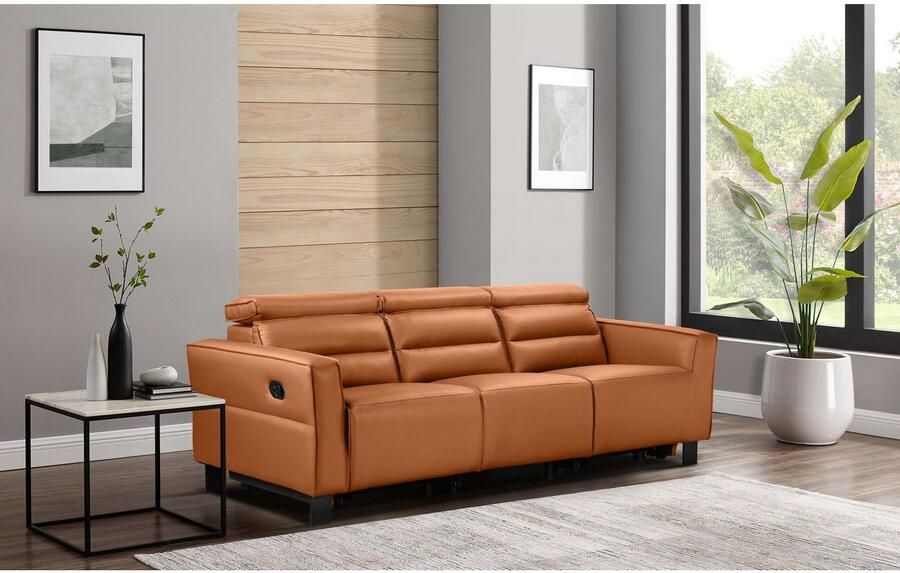 Places of Style 3-zitsbank Carpari 224 cm handmatige of elektrische relaxfunctie in 2 zitplaatsen - Foto 12