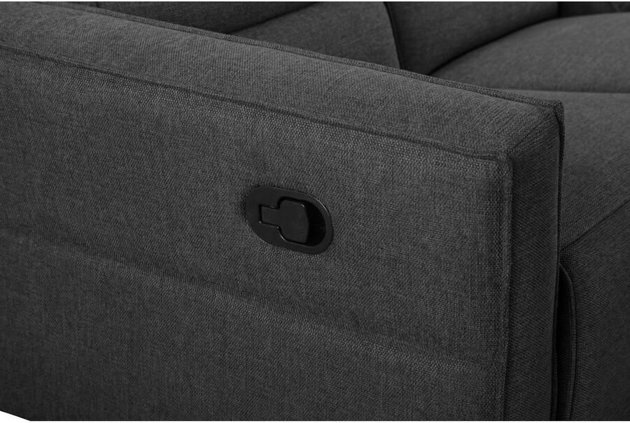 Places of Style 3-zitsbank Carpari 224 cm handmatige of elektrische relaxfunctie in 2 zitplaatsen - Foto 3