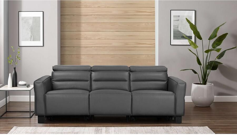 Places of Style 3-zitsbank Carpari 224 cm handmatige of elektrische relaxfunctie in 2 zitplaatsen - Foto 6