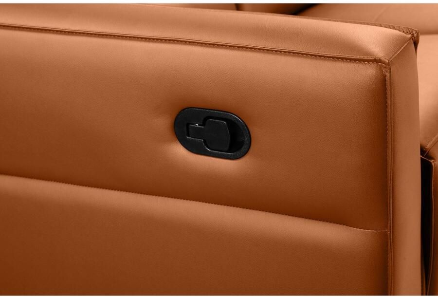 Places of Style 3-zitsbank Carpari 224 cm handmatige of elektrische relaxfunctie in 2 zitplaatsen - Foto 2