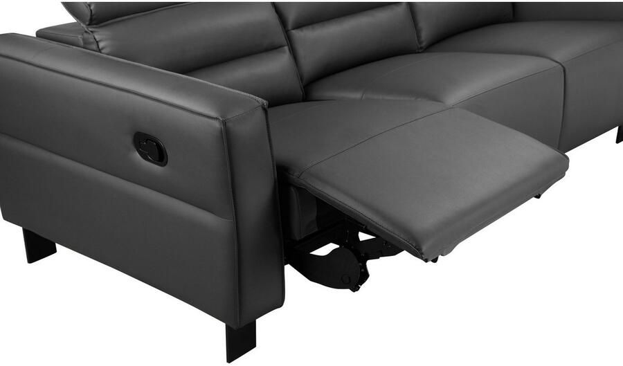 Places of Style 3-zitsbank Carpari 224 cm handmatige of elektrische relaxfunctie in 2 zitplaatsen - Foto 5