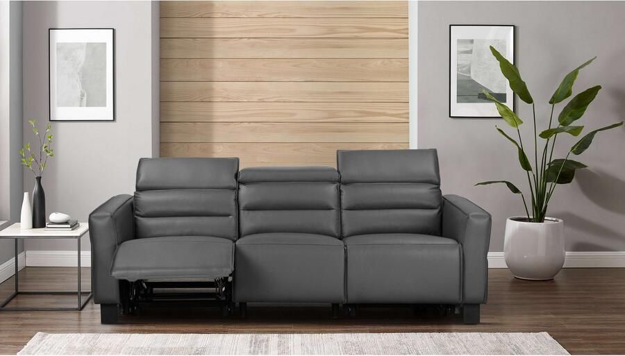 Places of Style 3-zitsbank Carpari 224 cm handmatige of elektrische relaxfunctie in 2 zitplaatsen - Foto 6