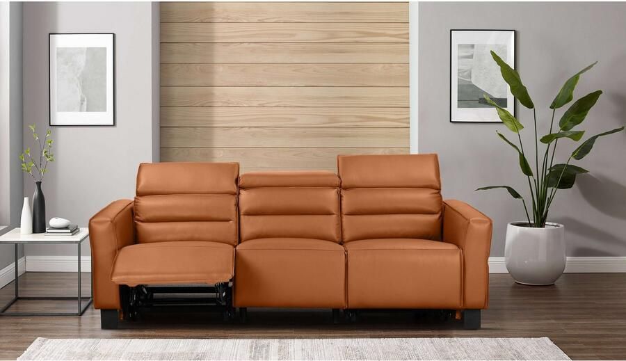 Places of Style 3-zitsbank Carpari 224 cm handmatige of elektrische relaxfunctie in 2 zitplaatsen - Foto 7