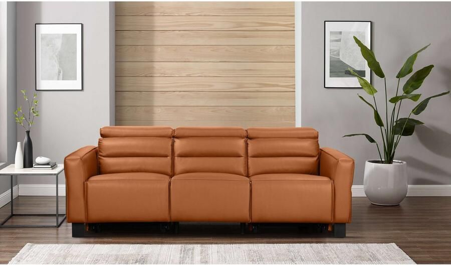 Places of Style 3-zitsbank Carpari 224 cm handmatige of elektrische relaxfunctie in 2 zitplaatsen - Foto 6