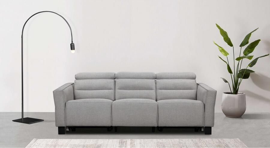 Places of Style 3-zitsbank Carpari 224 cm handmatige of elektrische relaxfunctie in 2 zitplaatsen - Foto 8