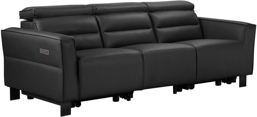 Places of Style 3-zitsbank Carpari 224 cm handmatige of elektrische relaxfunctie in 2 zitplaatsen - Foto 10