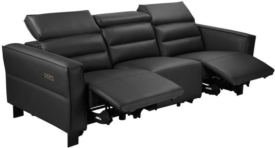 Places of Style 3-zitsbank Carpari 224 cm handmatige of elektrische relaxfunctie in 2 zitplaatsen - Foto 9