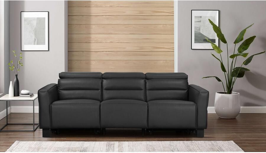 Places of Style 3-zitsbank Carpari 224 cm handmatige of elektrische relaxfunctie in 2 zitplaatsen - Foto 7