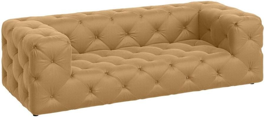 Places of Style 3-zitsbank FOLLINA 3-zits bank met klassieke chesterfield knoopverwerking - Foto 3