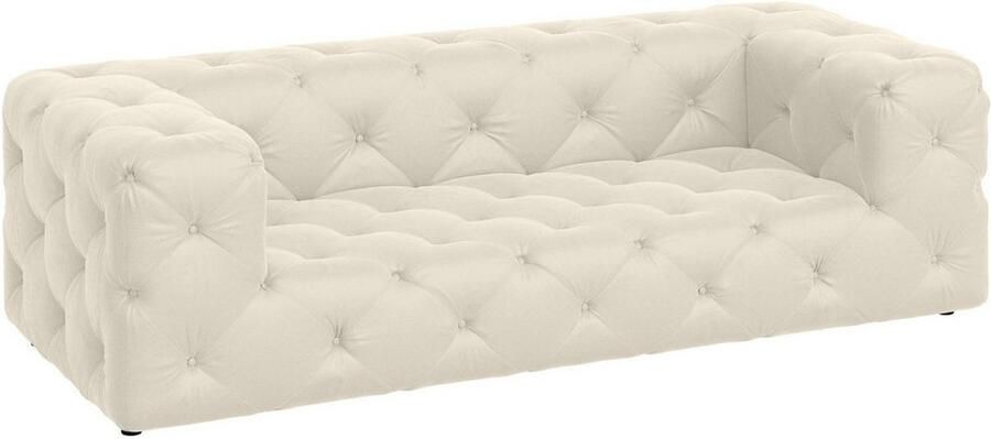 Places of Style 3-zitsbank FOLLINA 3-zits bank met klassieke chesterfield knoopverwerking - Foto 3