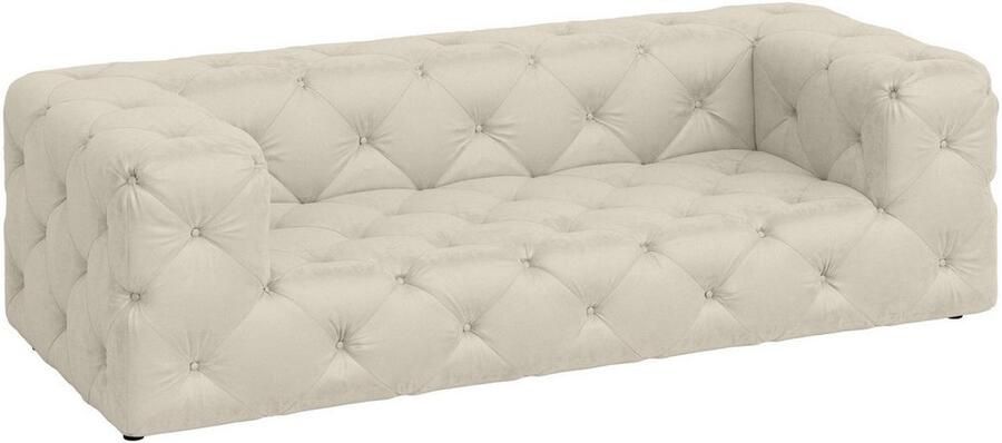 Places of Style 3-zitsbank FOLLINA 3-zits bank met klassieke chesterfield knoopverwerking - Foto 3