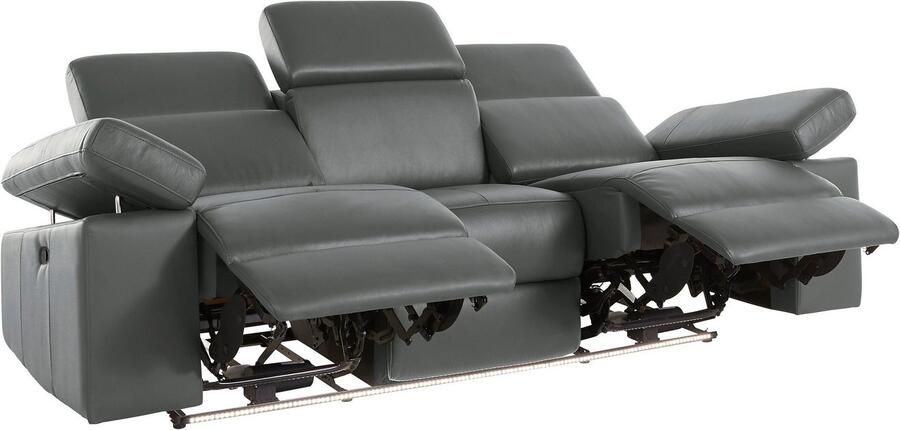 Places of Style 3-zitsbank Kilado met 2x relaxfunctie verstelbare armleuning verstelbare hoofdsteun - Foto 14