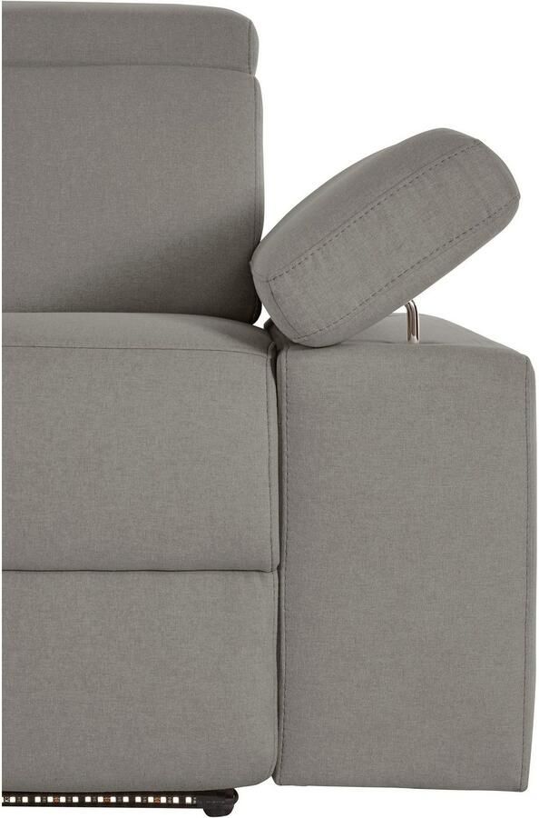 Places of Style 3-zitsbank Kilado met 2x relaxfunctie verstelbare armleuning verstelbare hoofdsteun - Foto 3