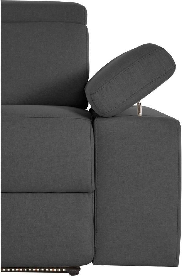 Places of Style 3-zitsbank Kilado met 2x relaxfunctie verstelbare armleuning verstelbare hoofdsteun - Foto 4