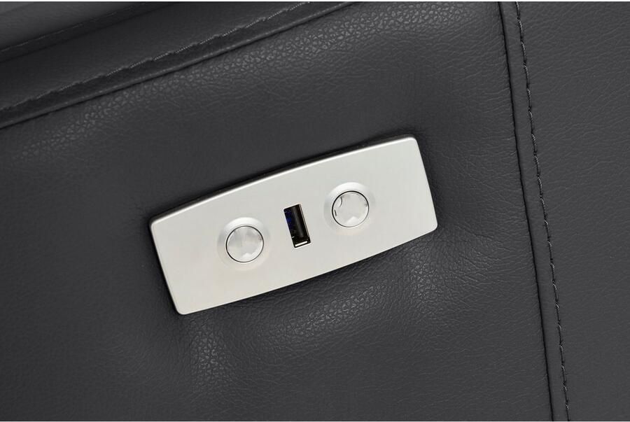 Places of Style 3-zitsbank Kilado met 2x relaxfunctie verstelbare armleuning verstelbare hoofdsteun - Foto 4