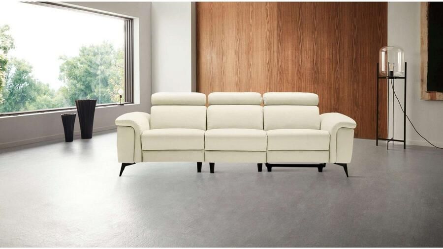 Places of Style 3-zitsbank Marita met elektrische relaxfunctie in de zitting en usb-aansluiting - Foto 3